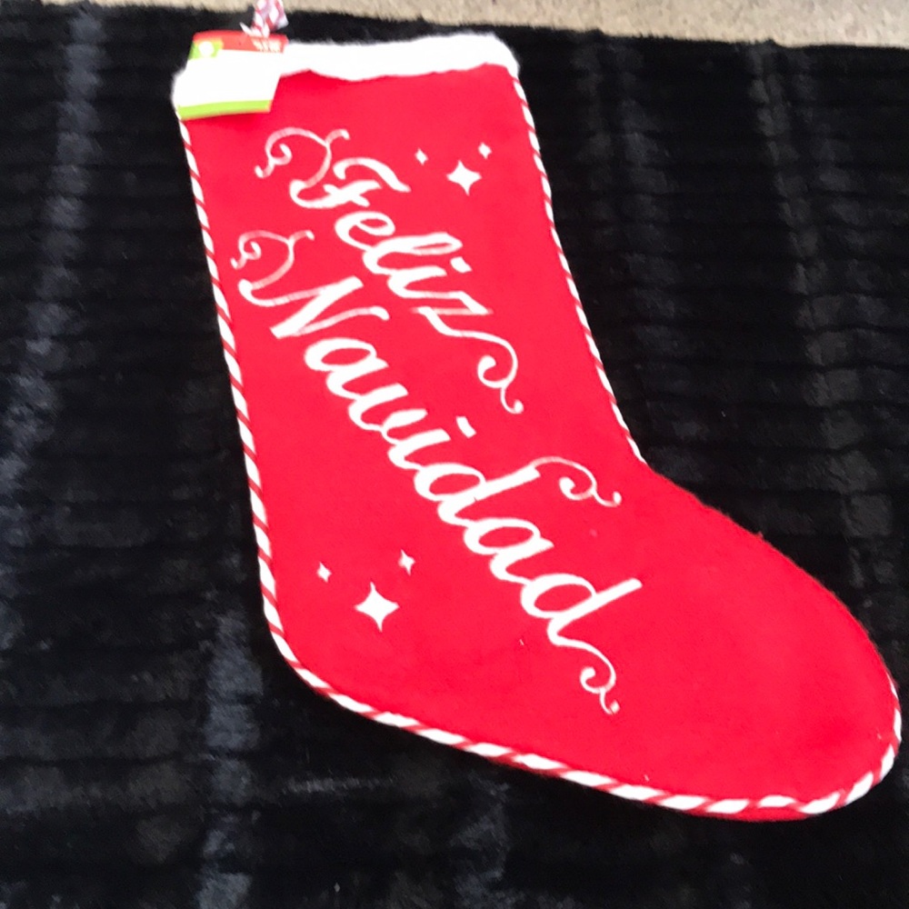“Feliz Navidad” Christmas Stocking